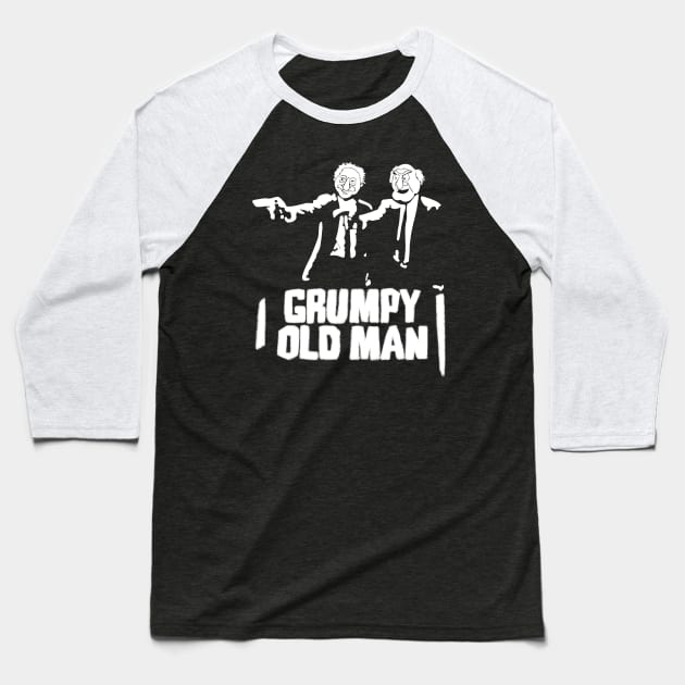 Grumpy Old Man // Statler and Waldorf Baseball T-Shirt by Azalmawah